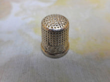 Load image into Gallery viewer, A small English silver thimble by Charles Horner. Chester 1924.