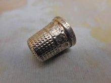 Load image into Gallery viewer, A small English silver thimble by Charles Horner. Chester 1924.
