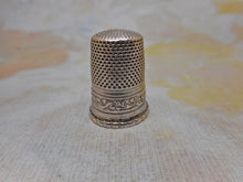 Load image into Gallery viewer, A French silver thimble from an etui. c1870