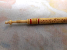 Load image into Gallery viewer, An inscribed lace bobbin - first line of an Irish poem. 19thc