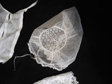 Load image into Gallery viewer, A mixed lot of Edwardian lace / crochet items. c1910.