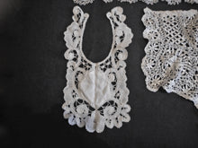 Load image into Gallery viewer, A mixed lot of Edwardian lace / crochet items. c1910.