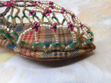Load image into Gallery viewer, A novelty bead work shoe. 19th century.