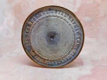 Load image into Gallery viewer, A pressed gilt metal vesta / go to bed. Late Victorian c 1890