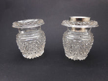 Load image into Gallery viewer, A cut glass inkwell and sander. Dutch c1870