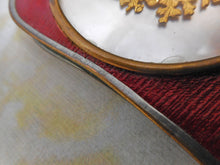 Load image into Gallery viewer, A Georgian red leather purse with glazed insert. c1800