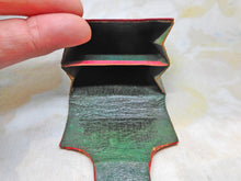 Load image into Gallery viewer, A Georgian red leather purse with glazed insert. c1800
