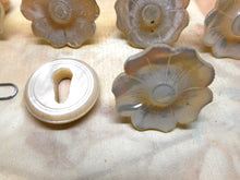 Load image into Gallery viewer, A set of nine carved pearl drawer handles. c1850