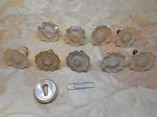 Load image into Gallery viewer, A set of nine carved pearl drawer handles. c 1850