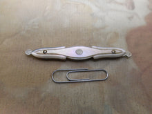 Load image into Gallery viewer, A folding mother of pearl toothpick. c1800-1830