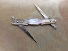 Load image into Gallery viewer, SOLD……A folding mother of pearl toothpick. c1800-1830