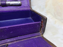 Load image into Gallery viewer, A small leather etui with steel sewing tools. c 1880