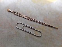 Load image into Gallery viewer, A French silver bodkin / tooth pick / ear spoon. c1830
