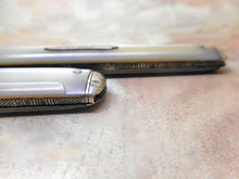 Load image into Gallery viewer, SOLD…….An elegant pearl handled folding knife and matching fork. HM 1844