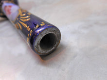 Load image into Gallery viewer, A Continental porcelain parasol handle painted with cherubs. c1880