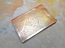 Load image into Gallery viewer, An engraved mother of pearl notebook. French. c 1850