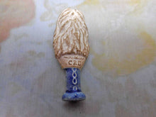 Load image into Gallery viewer, Two pottery tampers depicting King Charles I and King Charles II. Mid 19thc