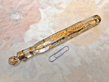 Load image into Gallery viewer, A lavender water / tear catcher scent bottle. c 1870-1890