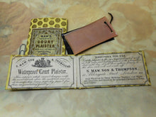 Load image into Gallery viewer, A Maw's waterproof court plaister case. c1870