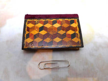 Load image into Gallery viewer, A Tunbridge Ware needle case inlaid with a lion. c1860
