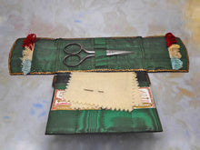 Load image into Gallery viewer, SOLD….A mother of pearl box housing a sewing set / hussif. c 1860