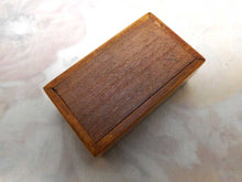 Load image into Gallery viewer, A small Tunbridge Ware needle packet box inlaid with a rabbit. c 1840
