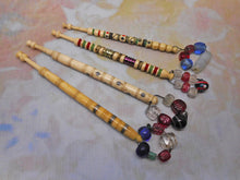 Load image into Gallery viewer, Four decorative mutton bone lace bobbins. 19thc