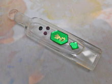 Load image into Gallery viewer, An unusual, large scent bottle with applied 'jewels'. Late Victorian.