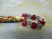 Load image into Gallery viewer, 'It  is Ard to Part With My Sweetheart'- a mutton bone lace bobbin. 19thc