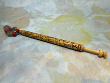 Load image into Gallery viewer, Marry me Quick and Love Me Dear- an inscribed bone lace bobbin.