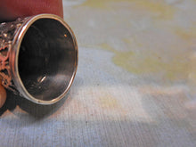 Load image into Gallery viewer, SOLD…..A decorative hall marked silver thimble. English c1890.