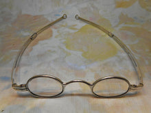 Load image into Gallery viewer, A shagreen spectacle case fitted with silver eye glasses. HM 1812.