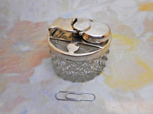 Load image into Gallery viewer, A silver mounted cut glass locking inkwell. 1820s
