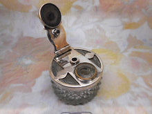 Load image into Gallery viewer, A silver mounted cut glass locking inkwell. 1820s