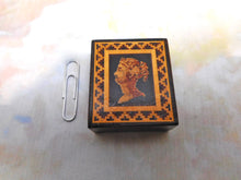 Load image into Gallery viewer, A Tunbridge Ware stamp box. c 1885