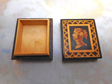 Load image into Gallery viewer, A Tunbridge Ware stamp box. c 1885