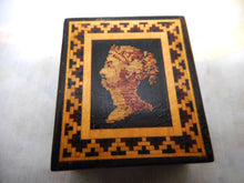 Load image into Gallery viewer, A Tunbridge Ware stamp box. c 1885