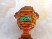 Load image into Gallery viewer, A Painted Tunbridge Ware pin cushion clamp. c1800