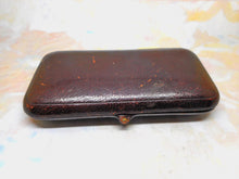 Load image into Gallery viewer, SOLD…….A French silver etui in its leather case. c 1870