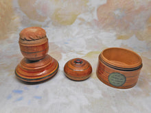 Load image into Gallery viewer, A Painted Tunbridge Ware Pin Cushion / Bead Box. c 1800