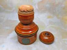 Load image into Gallery viewer, A Painted Tunbridge Ware Pin Cushion / Box. c 1800