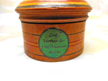 Load image into Gallery viewer, A Painted Tunbridge Ware Pin Cushion / Bead Box. c 1800