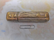 Load image into Gallery viewer, A small base metal case. ' Exhibition of All Nations 1851'