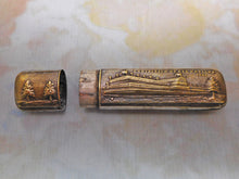 Load image into Gallery viewer, A small base metal case. ' Exhibition of All Nations 1851'
