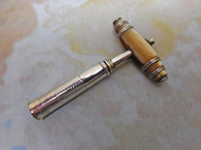 Load image into Gallery viewer, A Georgian silver mounted travelling corkscrew. SP maker. c 1800