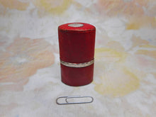 Load image into Gallery viewer, A Georgian red leather penner / inkwell. c1780-1800