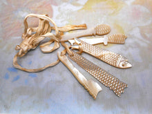 Load image into Gallery viewer, A mother of pearl teether for a baby. c 1850-1870