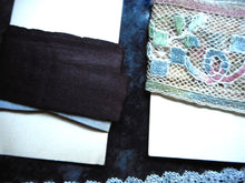 Load image into Gallery viewer, SOLD.....A lawn skein / ribbon holder. Antique craft work. c 1830