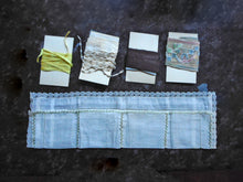 Load image into Gallery viewer, SOLD.....A lawn skein / ribbon holder. Antique craft work. c 1830