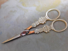 Load image into Gallery viewer, SOLD……A Palais Royal red leather etui with pearl fittings. French c 1800